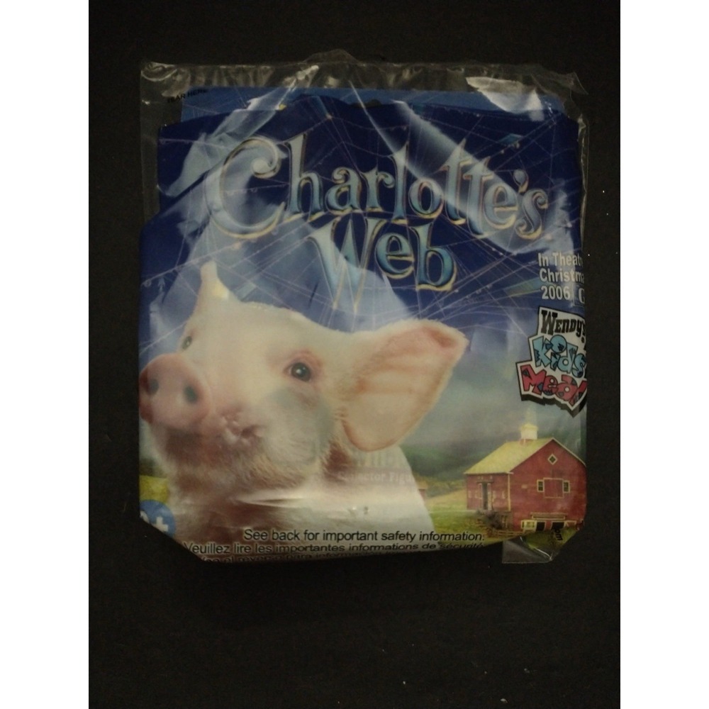 NIP Wendy's Toy Charlotte's Web Wilbur 2006 Collector Figurine